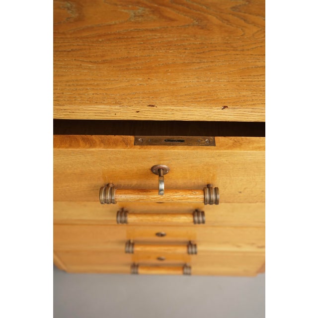 Art Deco French Freestanding Desk in Ash, 1930s For Sale - Image 18 of 18