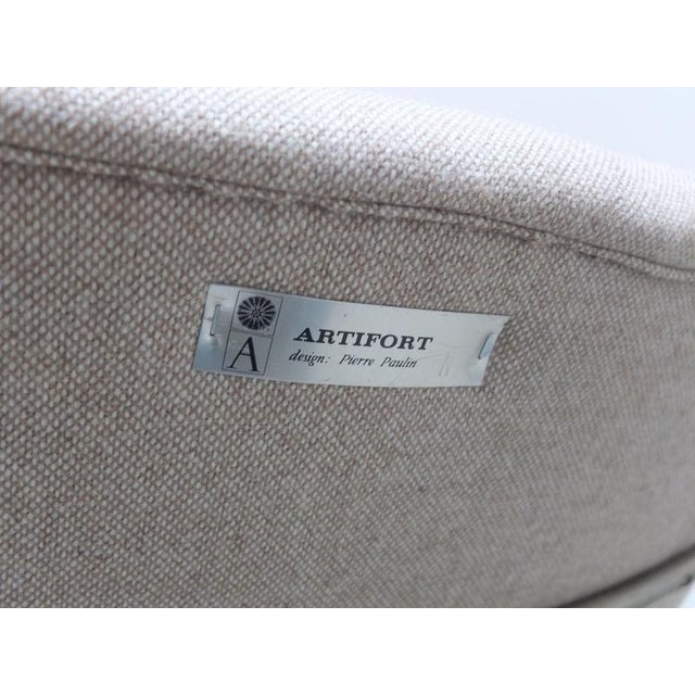 Iconic Oyster Lounge Chair by Pierre Paulin for Artifort, 1959 For Sale - Image 10 of 13