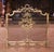 Metal Mid-Century French Louis XVI Brass Fireplace Screen With Mesh Panel For Sale - Image 7 of 12