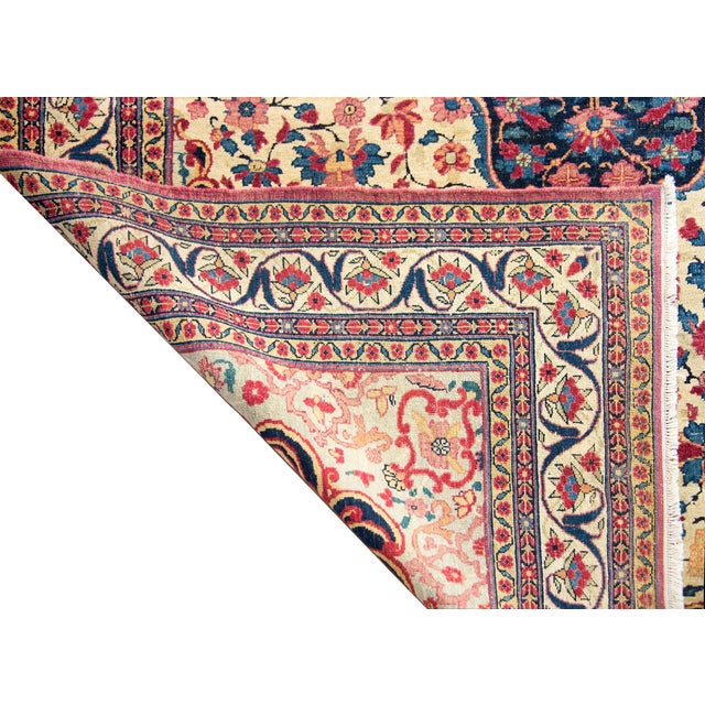 Early 20th Century Tehran Rug For Sale - Image 4 of 15