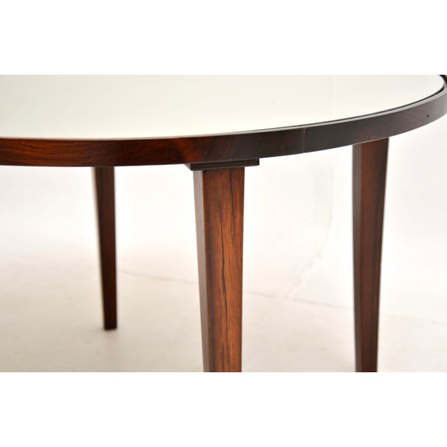 Vintage Mirrored Rosewood Coffee Table For Sale - Image 6 of 7