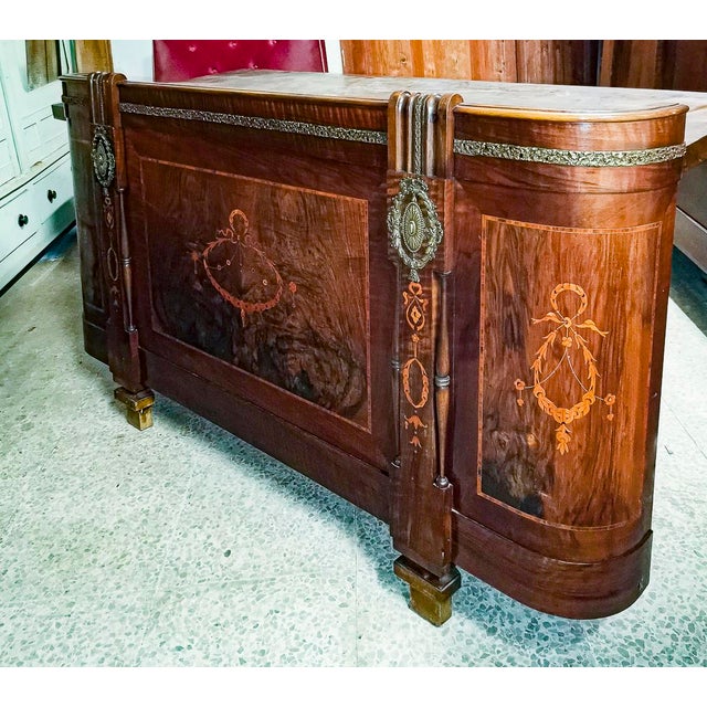 Double Bed with Inlays in Worked Brass from Liberty For Sale - Image 13 of 18