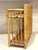 Tortoise Rattan Burnt Bamboo Wall or Tabletop Shelf For Sale - Image 10 of 12