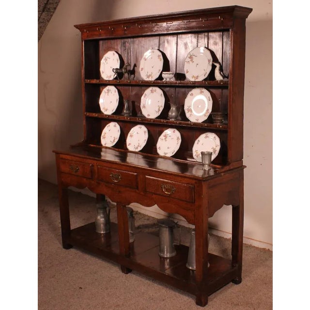 18th Century Welsh Oak Dresser For Sale - Image 5 of 12