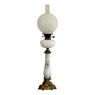 Antique Victorian Oil Lamp, 1880 For Sale