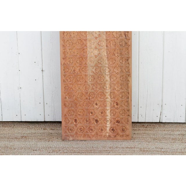 Wood Very Long Carved Wood Moorish Panel For Sale - Image 7 of 10