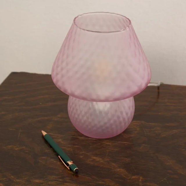 Murano Glass Mushroom Table Lamp, Italy For Sale - Image 4 of 11