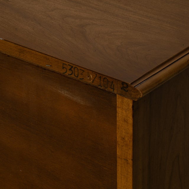 Vintage French Provincial Walnut Credenza Buffet Sideboard Carved Rococo 79" For Sale - Image 16 of 18