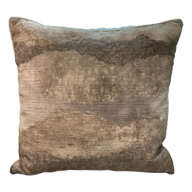 Mottled Gray Pillow For Sale