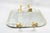 Large Mid-Century Murano Glass Mirror Tray with Gold Leaf Torcido and Rococo Engraving, Italy, 1960s For Sale - Image 6 of 9