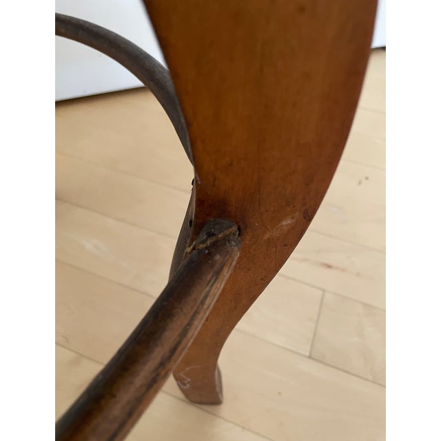 Antique Round Barrel Back Spindle Chair For Sale - Image 4 of 12