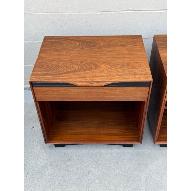 Mid-Century Modern Glenn Of California Night Stands Designed By John Kapel - Set of 2 For Sale In San Francisco - Image 6 of 12