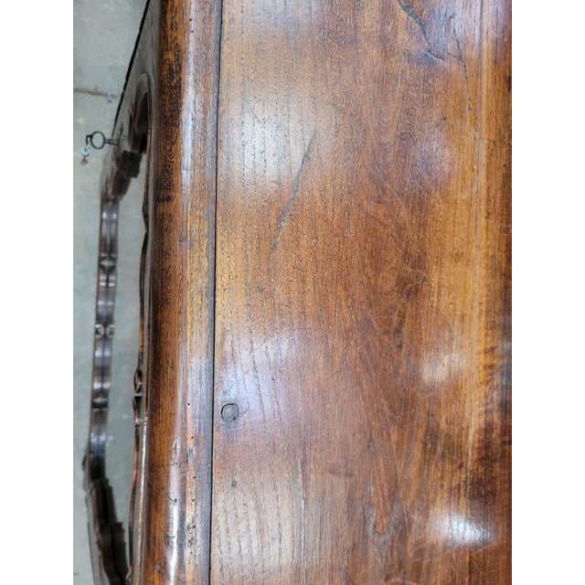 Chestnut Antique French Chestnut Buffet From Brittany For Sale - Image 8 of 10