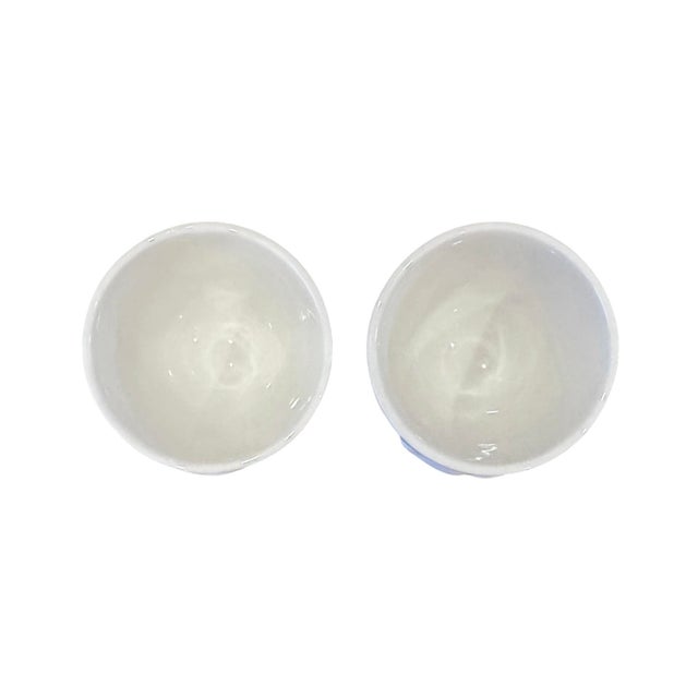 2010s Jonathan Adler Mr. & Mrs. Muse Egg Cups, a Pair For Sale - Image 5 of 6