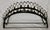 Mid 20th Century Metal Decorative Wall Mounted Bed Crown For Sale - Image 4 of 8