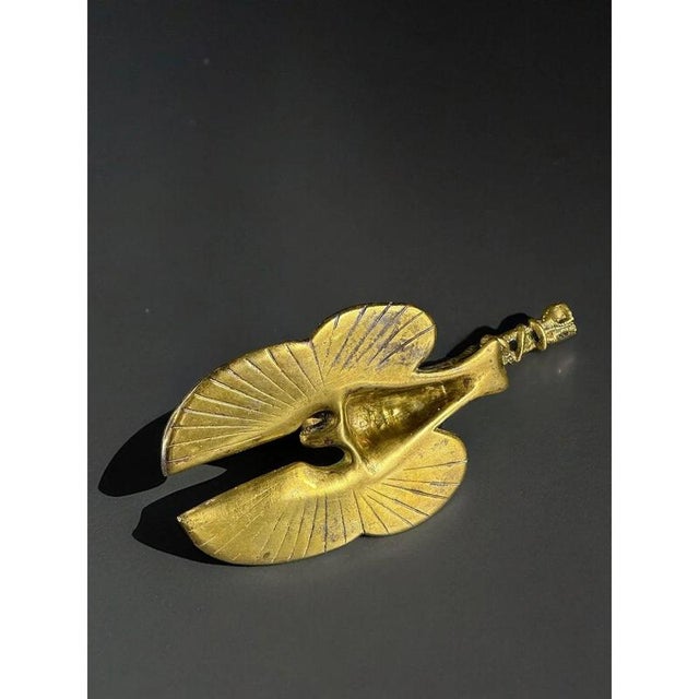 Bronze Heron Candlestick, France, 19th Century For Sale - Image 3 of 8