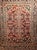 Vintage Persian Mahal Sultanabad Rug, Hand-Knotted Wool, Geometric Pattern, 9x13, Rust-Red & Navy For Sale - Image 10 of 17