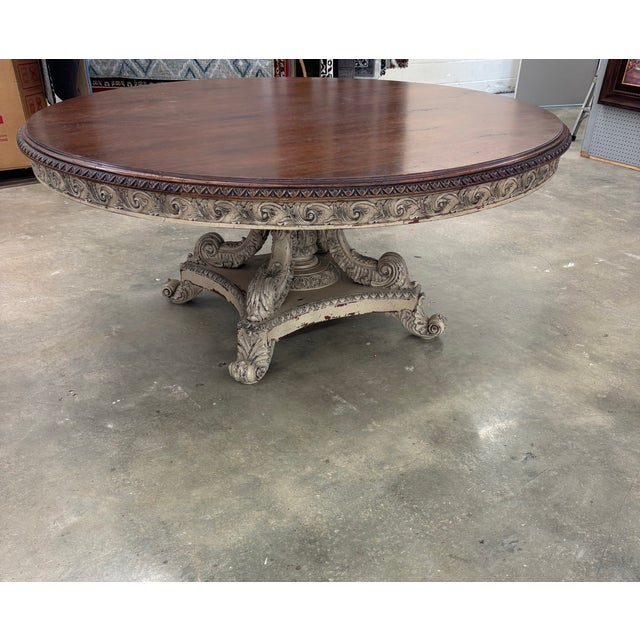 Heritage 1990s Heritage Round Dining Table For Sale - Image 4 of 6