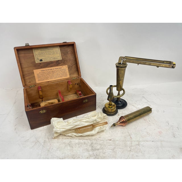 Antique Malligand Brass Ebulliometer, 1920s For Sale - Image 15 of 15