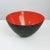 Metal Large Mid-Century Danish Red Enamel Krenit Bowl by Herbert Krenchel, 1950s For Sale - Image 7 of 7
