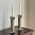 Neoclassical Neoclassical-Style Cast Plaster Candlestick Holders -- a Pair For Sale - Image 3 of 12