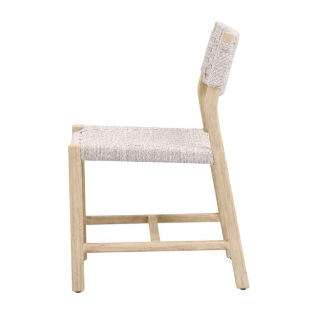 Transitional Essentials for Living Kitts Rope Outdoor Dining Chair - Set of 2 For Sale - Image 3 of 5