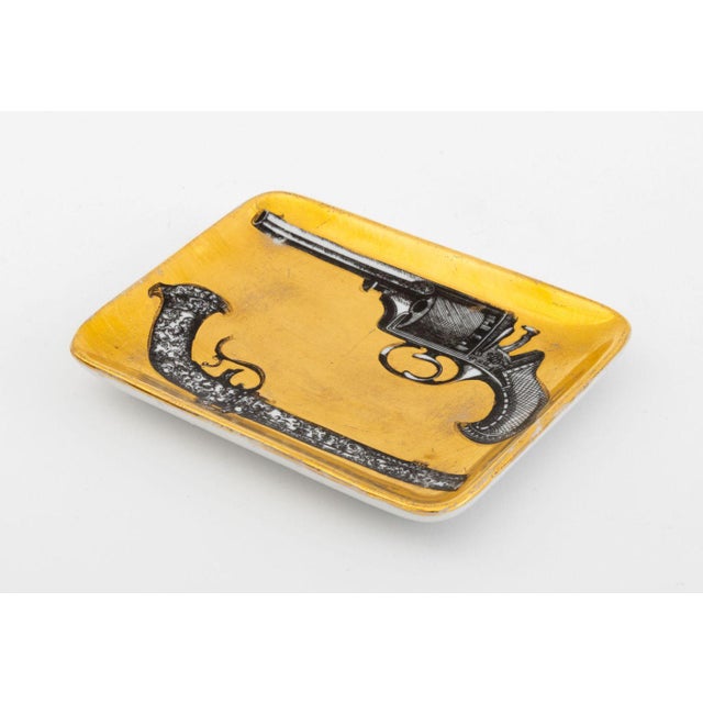 Ceramic Fornasetti Porcelain Tableware, 3 Pcs. For Sale - Image 7 of 16