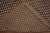 Large Size Earthy Brown Geometric Checkerboard Design Modern Area Rug, Country Of Origin: Central Asia, Circa Date: Modern...
