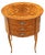 Wood Vintage French MarquetryOval Bedside Tables, 1950s, Set of 2 For Sale - Image 7 of 12