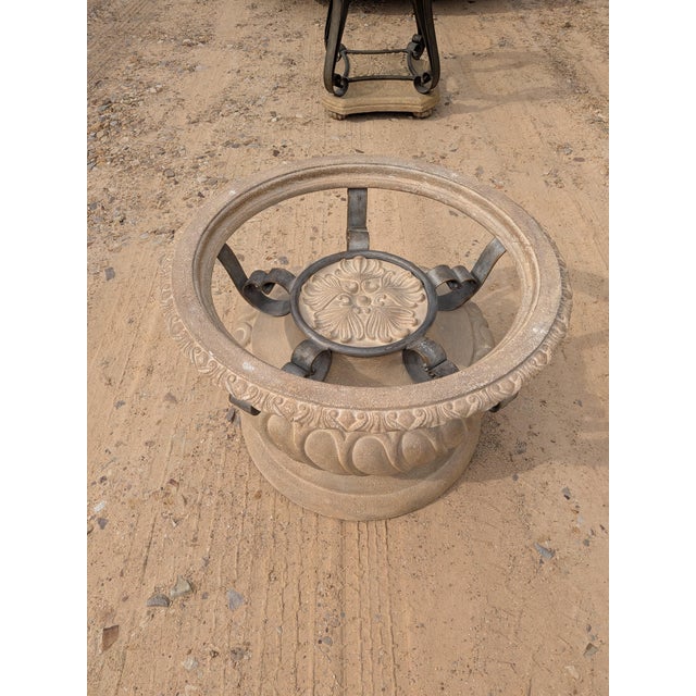 1990s 1990s Thomasville Vintage Indoor/Outdoor Table With Glass Top, Attributed For Sale - Image 5 of 9
