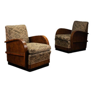 Art Deco Armchairs, 1930s, Set of 2 For Sale