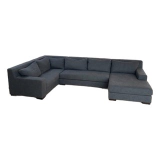 Restoration Hardware Modena Track Arm Sectional For Sale