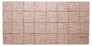 Large American Ceramic Mural by Stan Bitters, 2017
