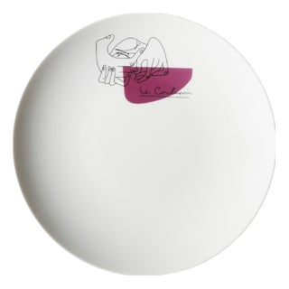 Service Prunier Dinner Plates by Le Corbusier for Cassina, Set of 2 For Sale