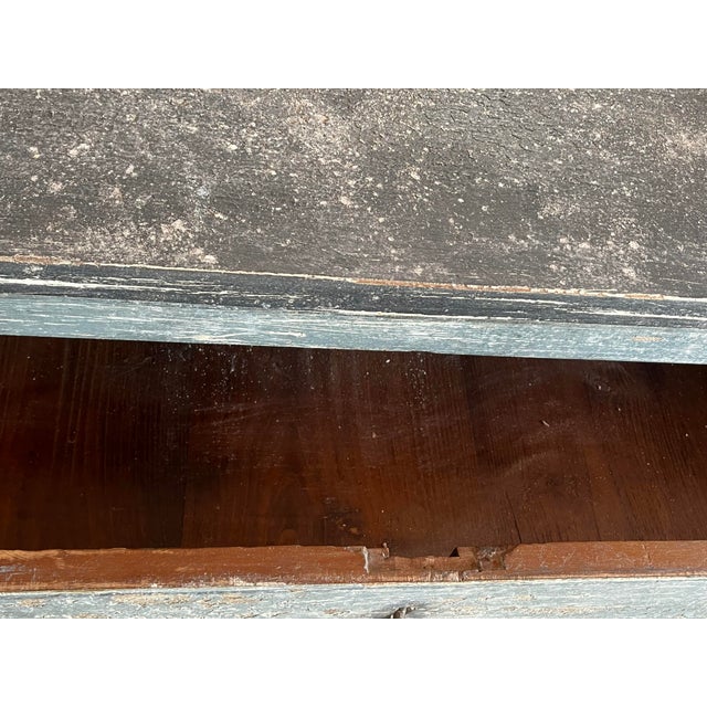 Antique Italian Painted Neoclassical Commode For Sale - Image 9 of 17