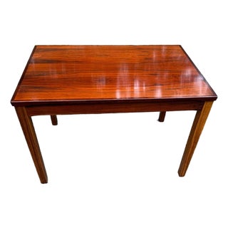 Mid-Century Modern Rosewood Side Table - Bruksbo Haug Snekkeri For Sale