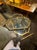 Metal Vintage French Gilt Brass Bar Cart For Sale - Image 7 of 7