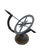 Metal Vintage Cast Iron Armillary Sphere Sundial With Arrow Gnomon For Sale - Image 7 of 12