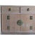 Refinished Mount Airy Bleached Oak Sideboard With Brass Hardware, Mid-Century For Sale - Image 15 of 18