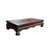This Oriental-style rectangular display riser is crafted from wood with a deep, lustrous brown finish that highlights the...