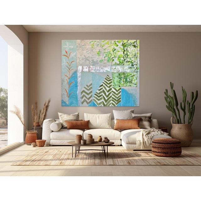 Big Mountain ( Summer) Acrylic Painting For Sale - Image 4 of 6