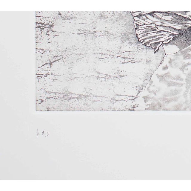 Building Site - Original Etching by Francesco Manzini - 1980 1980 For Sale - Image 3 of 5