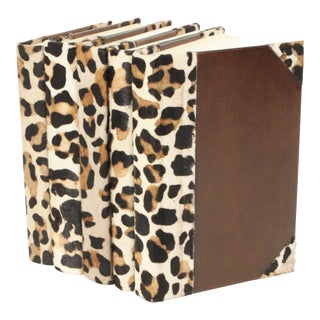 Hide Collection - Leopard- Set of 5 For Sale
