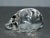 Vintage ( 1990's) Crystal Pig Made by Steuben - Signed. The Measurements: 3"W x 1.5"D x 2"H. Flat Rate Shipping $10