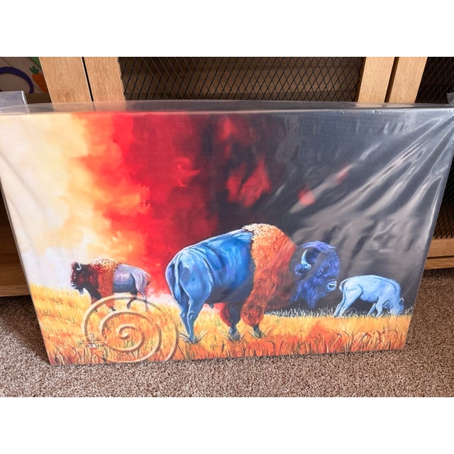 This piece is 1 of 2 made. No more being reproduced. In 2004, Native American leader and symbol of hope, Leonard Peltier,...
