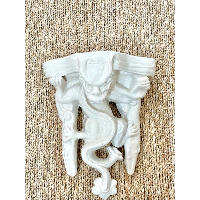 Ceramic Early 20th Century French Ceramic Gargoyle Wall Sconce For Sale - Image 7 of 11