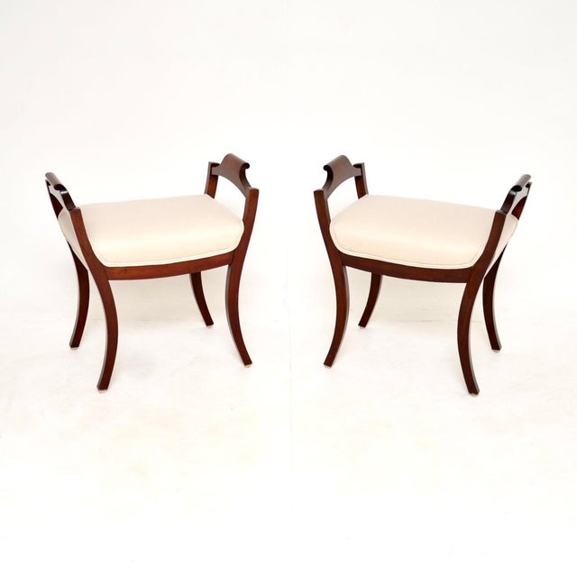 Antique Swedish Stools, 1900, Set of 2 For Sale - Image 9 of 9