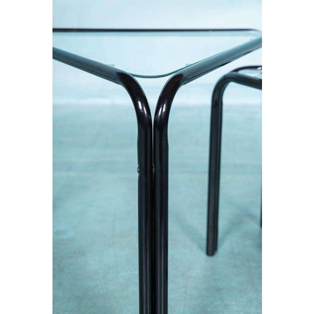 Minimalist Triangular Nesting Tables, 1980s, Set of 3 For Sale - Image 10 of 15