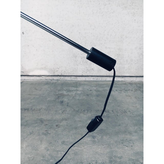 Metal Mid-Century Modern Counterbalance Floor Lamp by Boulanger, Belgium, 1960s For Sale - Image 7 of 18