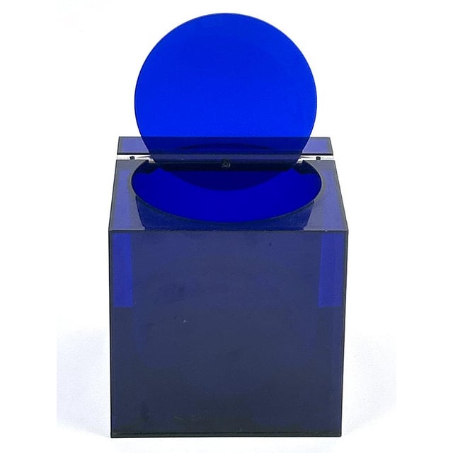 Blue Acrylic Ice Bucket by Studio O.P.I. for Cini & Nils, Italy, 1970s For Sale - Image 15 of 18